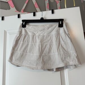 Lululemon Athletica Cream Mini Skirt